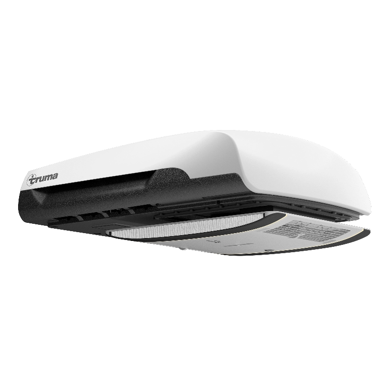 A photo of a Truma Aventa Comfort Roof Mounted Air Conditioner Side on.