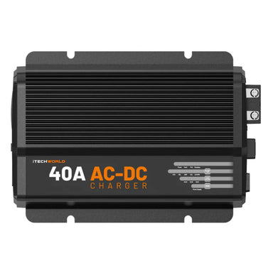 Top view of a Black iTechWorld iTechBC40 Battery Charger