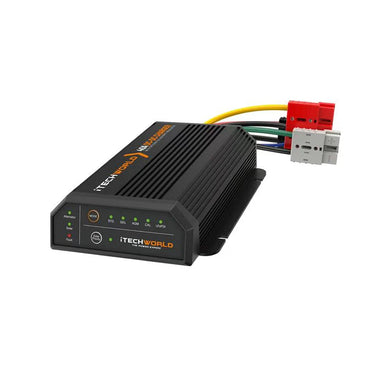 Top view of a Black iTechWorld iTechDCDC40 Battery Charger