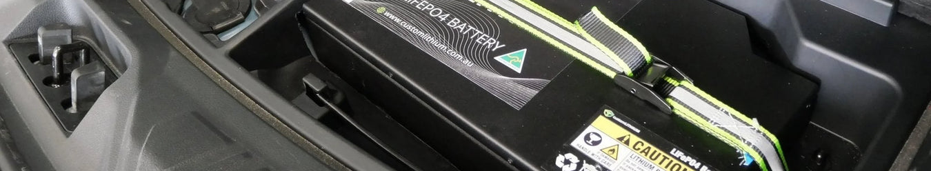 A 36V Lithium Battery in a car.