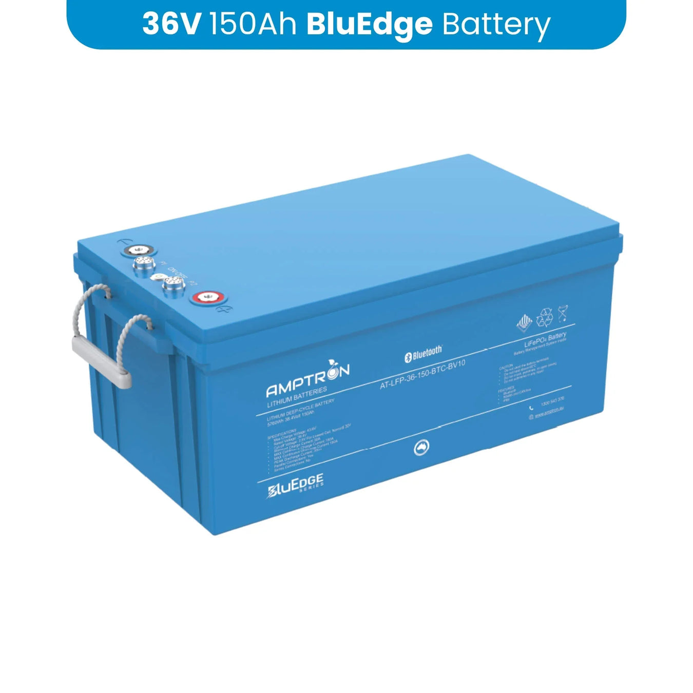 Amptron 36v 150ah lithium battery for marine use.
