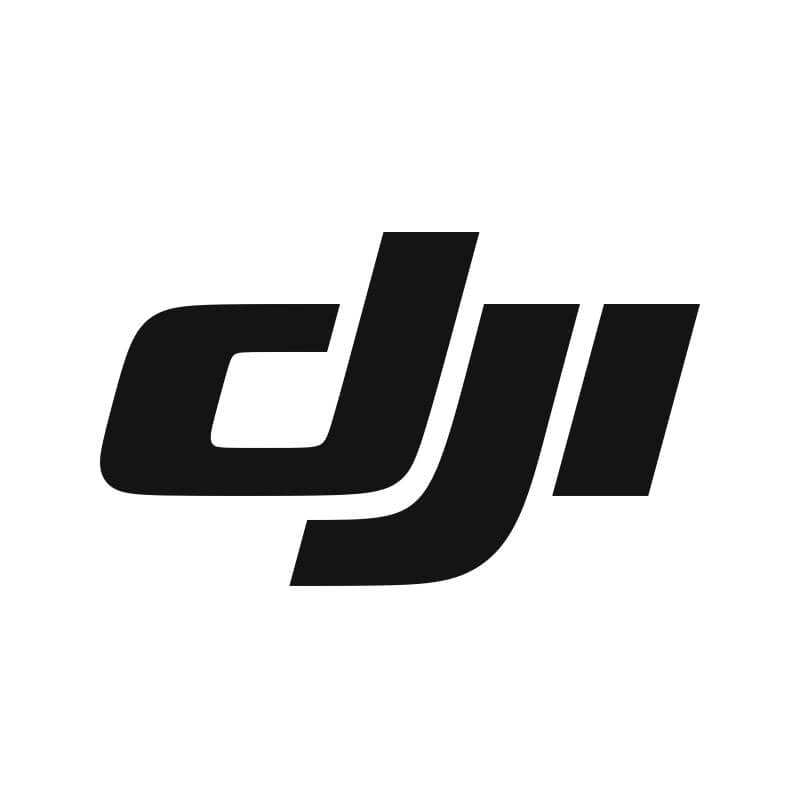 in the image a DJI Drones Logo