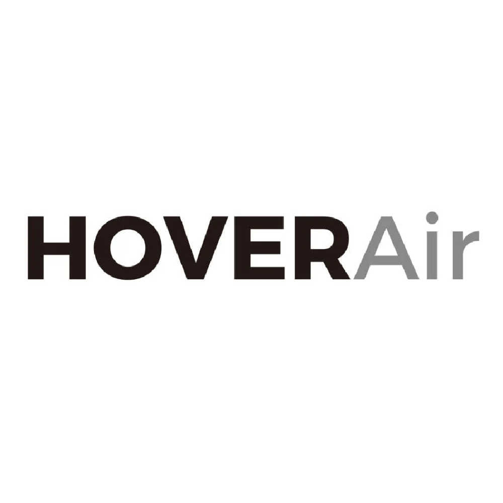 In the photo a HOVERAir Logo