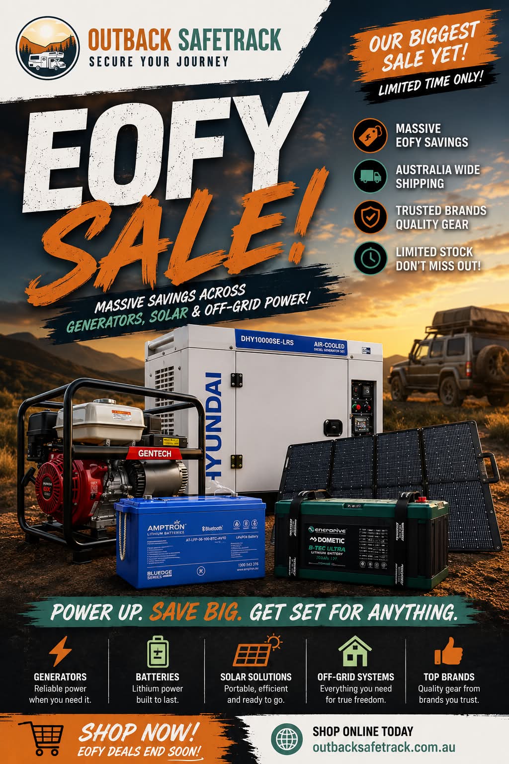 Outback SafeTrack EOFY Sale 2026