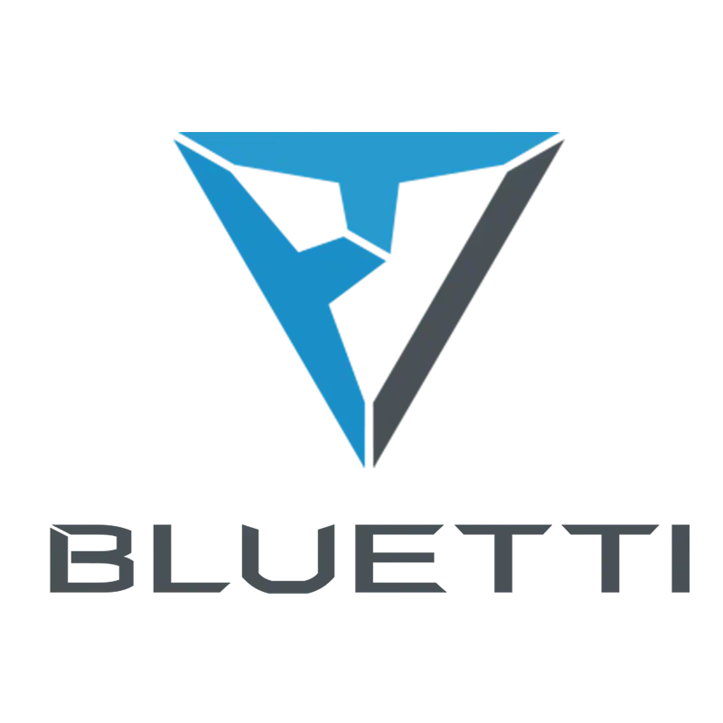 A photo showing the Bluetti logo.