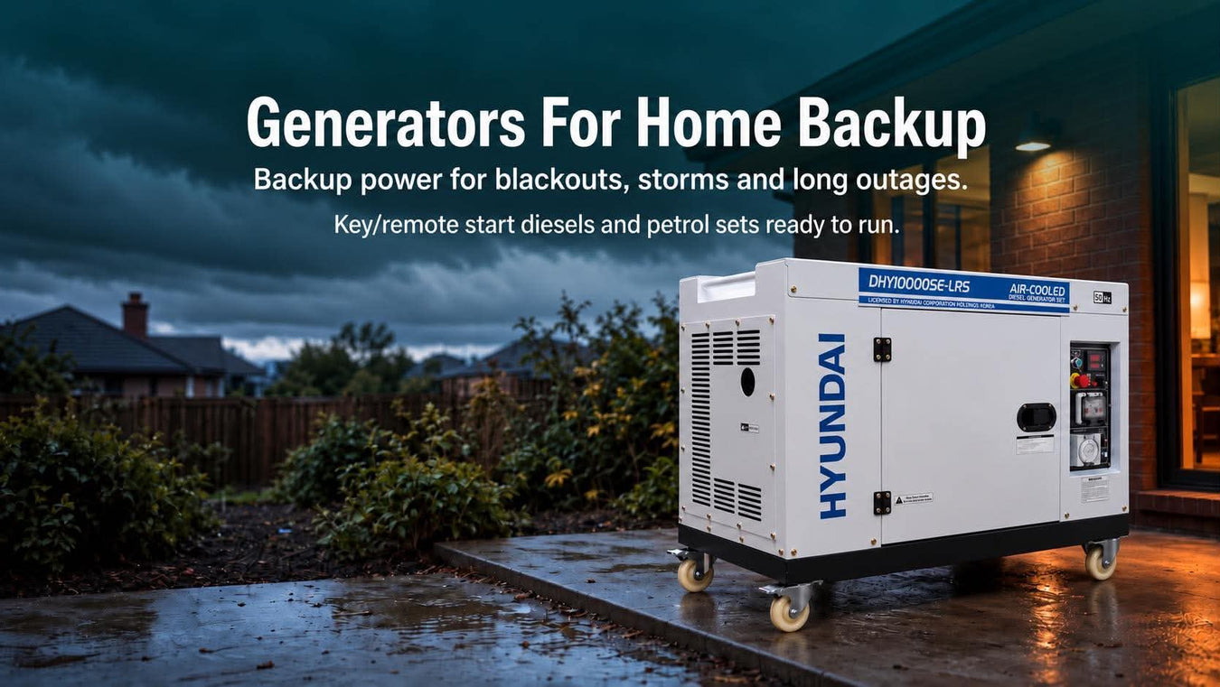 Home backup generators cover image.
