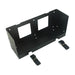 Amptron Type F powder coated aluminium mounting tray with two locking straps, included in the Elite Bundle
