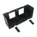 Amptron powder coated aluminium mounting tray for 24V 100Ah BluEdge and 36V Classic batteries, shown with two locking straps