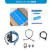 What is in the box with the Amptron 48V 50Ah EGON battery including mounting brackets and bolts, user manual, comms cables, USB cable and vent fitting