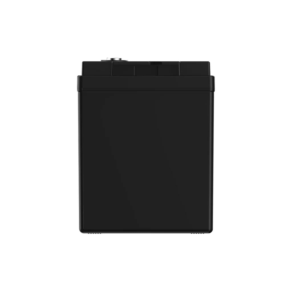 100Ah iTech Deep Cycle Battery top and front side view on a white background