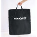 100W Maxwatt Solar Blanket carry bag with hand on a white background