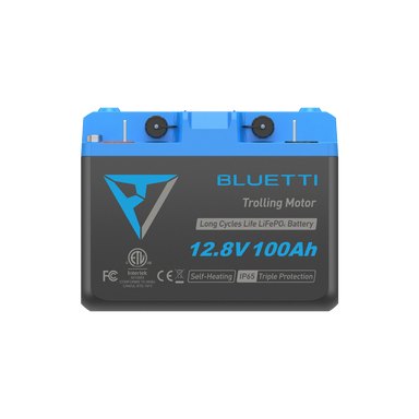 12V 100Ah Battery Photo on a transparent background