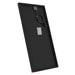 150W 27V iTech Hard Frame Solar Panel Back view with wire on a white background