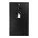 150W 42V iTech Hard Frame Solar Panel Back veritical on a white background