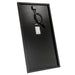 150W 42V iTech Hard Frame Solar Panel Back slightly angled on a white background