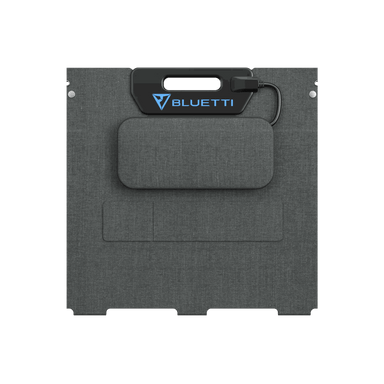 Bluetti 100W Solar Panel Folded on a transparent background