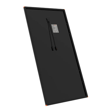 170W iTech Hard Frame Solar Panel slightly angled back view on a white background