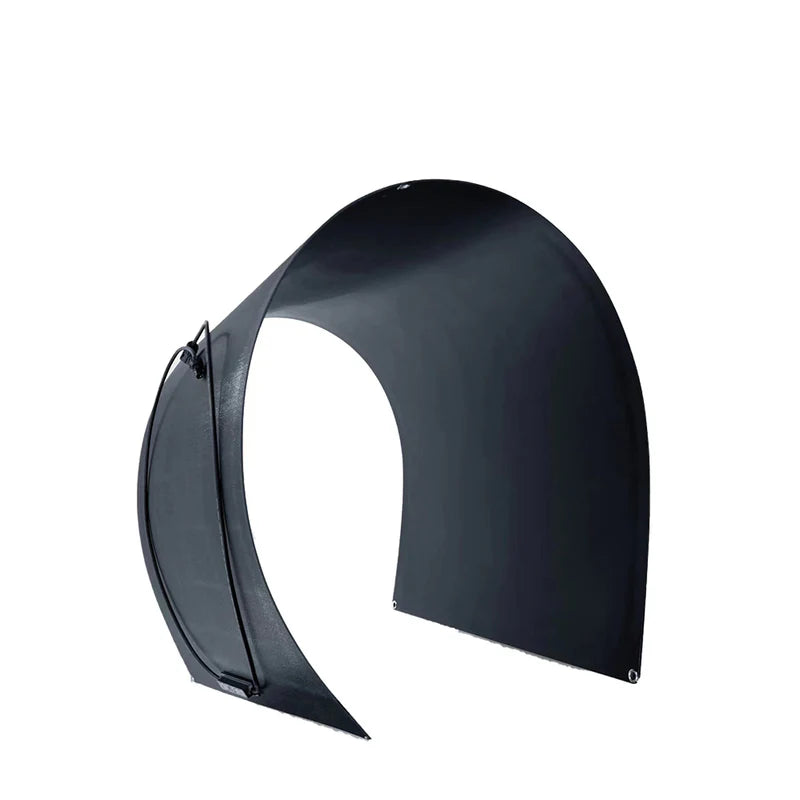 200W iTech Fexible Solar Panel flexible curved on a white background