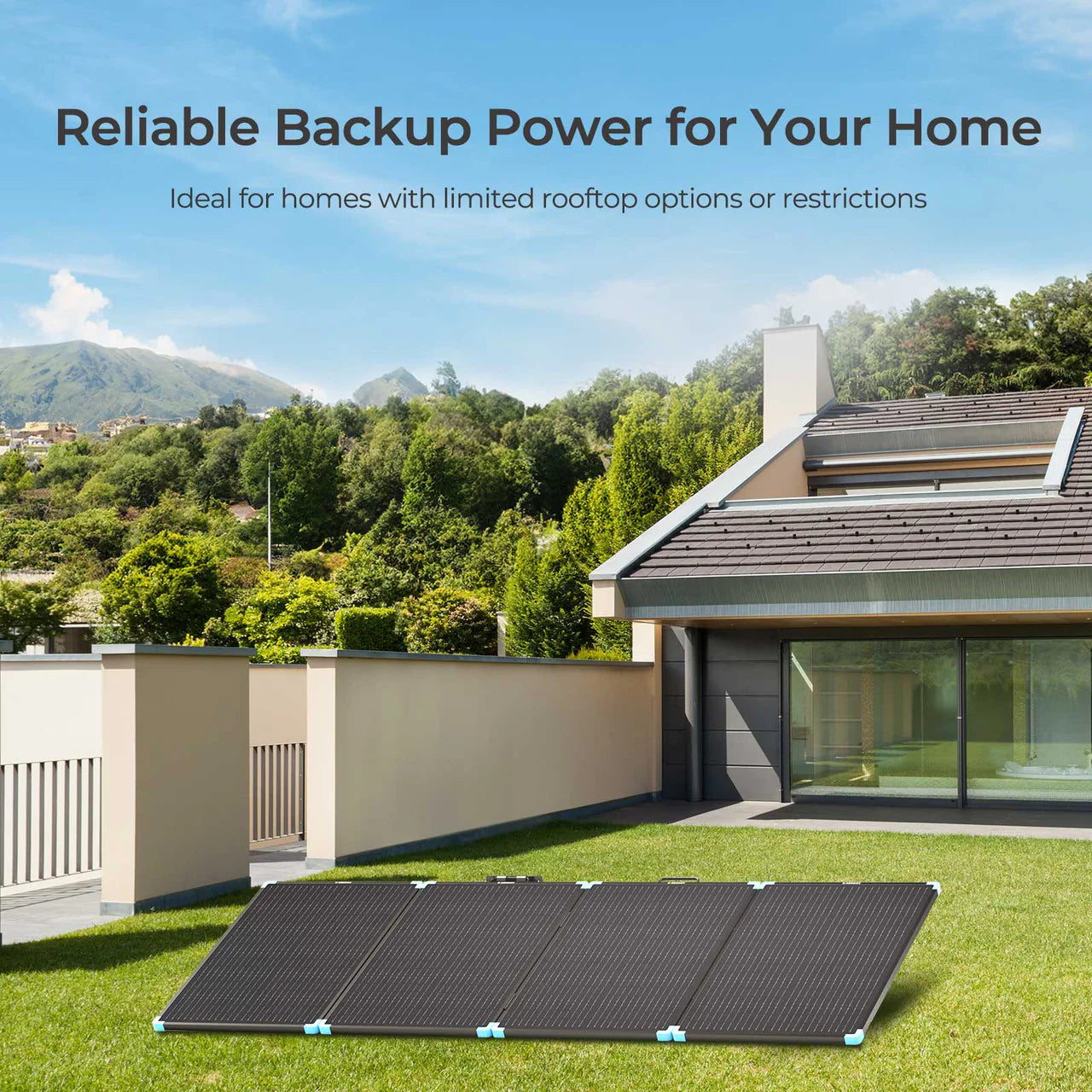 220W Renogy Solar reliable power infographic