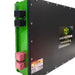 24V 400Ah Ultra Slim Custom Lithium Angled Photo to the Left on a white background