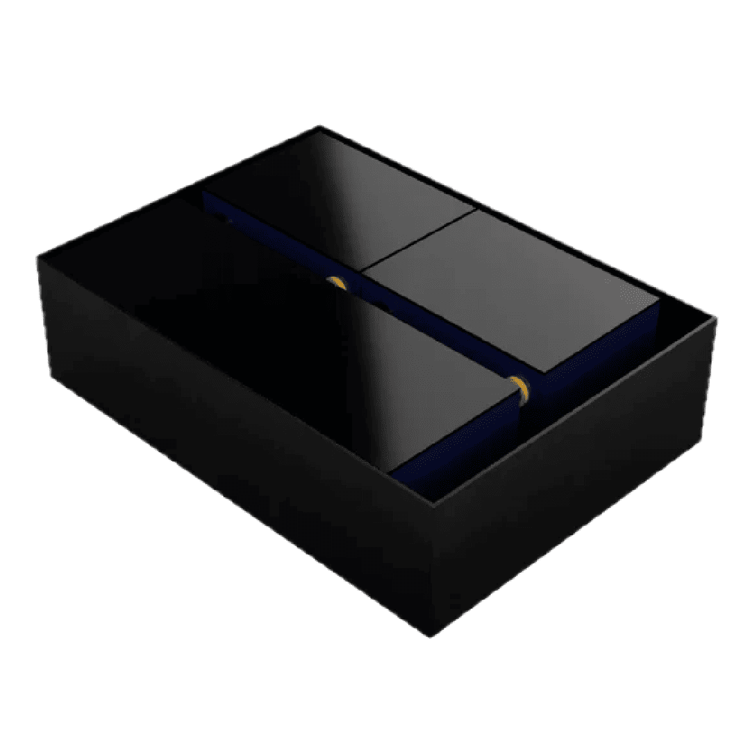 Custom Lithium 24V 100Ah Lithium Battery on a white background