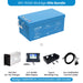 Amptron BluEdge 36V 150Ah Elite Bundle with 36V 20A charger, 2.4 inch RS485 BMS display, Type E mounting tray and 2m CAN/RS485 communication cable