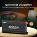 3000W Renogy Inverter Quiet Heat infograph