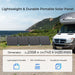 300W Renogy Solar Panel lightweight infographic
