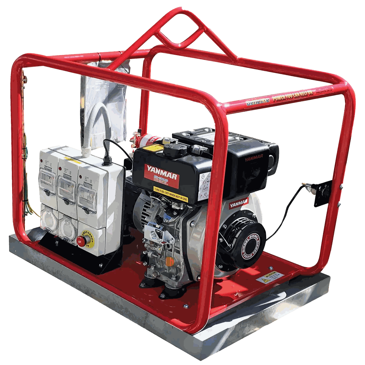 Yanmar GYD3500E-MS side view on a transparent background