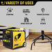 4500W Maxwatt Generator variety of uses infographic