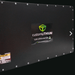 48V 200Ah Ultra Slim Lithium Battery Angled to the Left on a black background