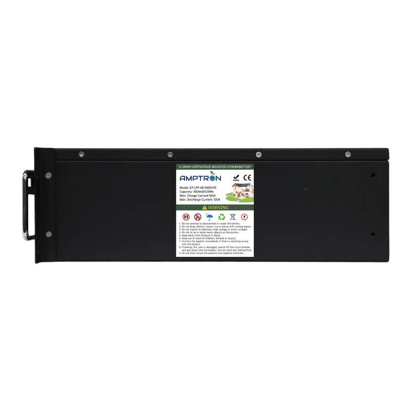 48V Amptron ESS Back View Photo n a white background