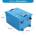 48v amptron egon battery dimensions on a white background