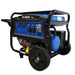 6.8kVA Hyundai Generator angled to the left on a white background