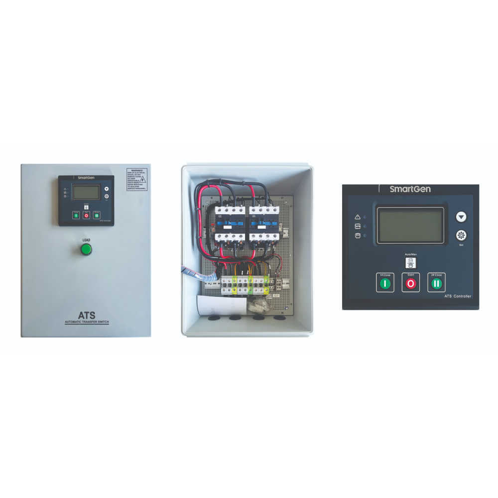 in the image an 80A Maxwatt ATS For Generator on a white background
