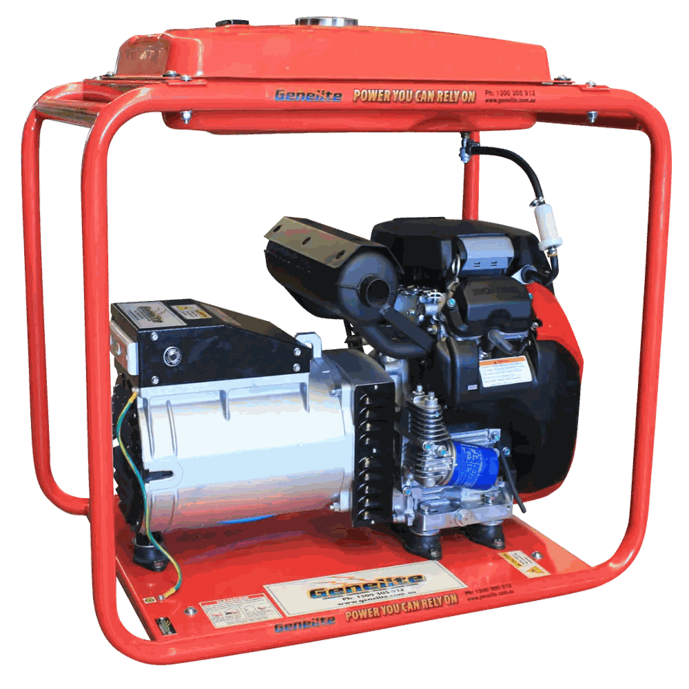 Honda GH14000E-LRT Generator side view on a transparent background