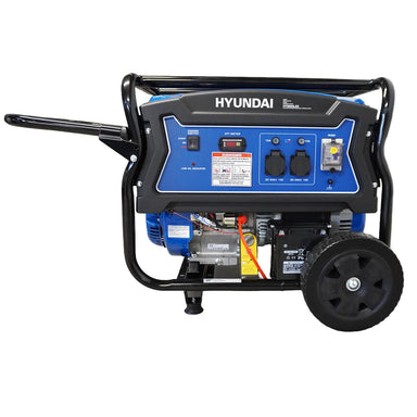 8kVA Hyundai Generator side view on a white background