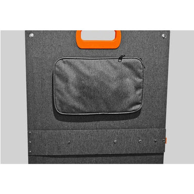in the photo AG 100W Solar Blanket in gray with pocket for cable