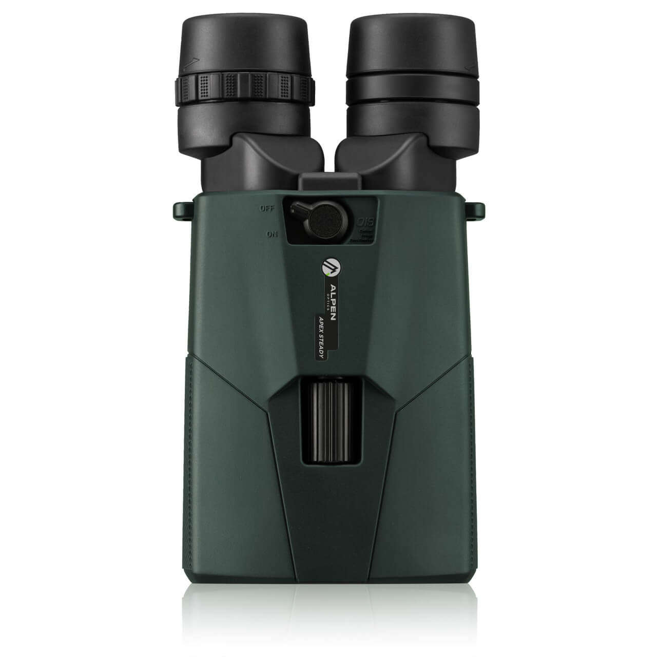 Alpen Optics Apex Steady 20x42 Binoculars top in white background