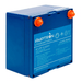 Amptron 12V 32Ah 30A Lithium Battery and Charger Angled to the Right on a white background