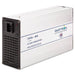 A photo of an Amptron 12V 40A ac-dc lithium battery charger slightly angled with a white background.