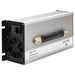 A photo of an amptron 24v 40a ac-dc battery charger on a slight angle with a white background.