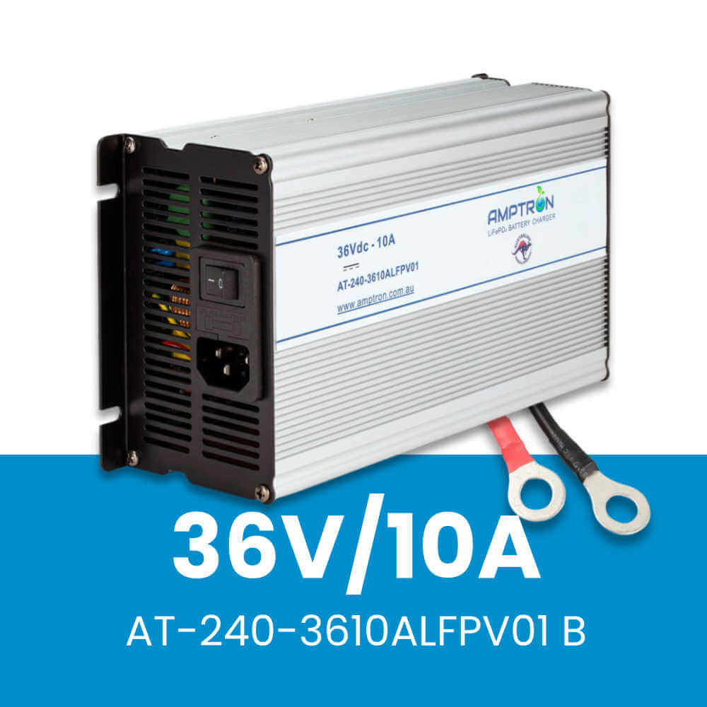 Amptron 36V 10A AC-DC Battery Charger 3610ALPV01 B Photo