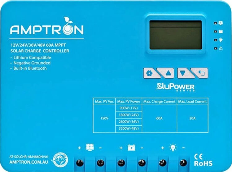 Amptron 40A MPPT Solar Charge Controller