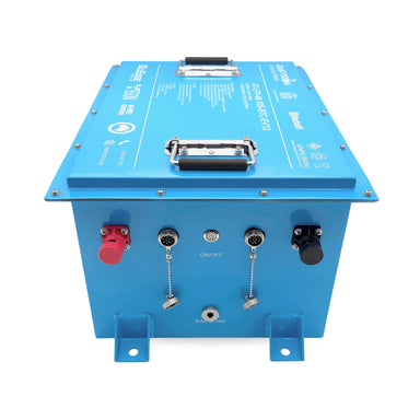 Amptron 48V 105Ah 100A EGON Battery on a white background