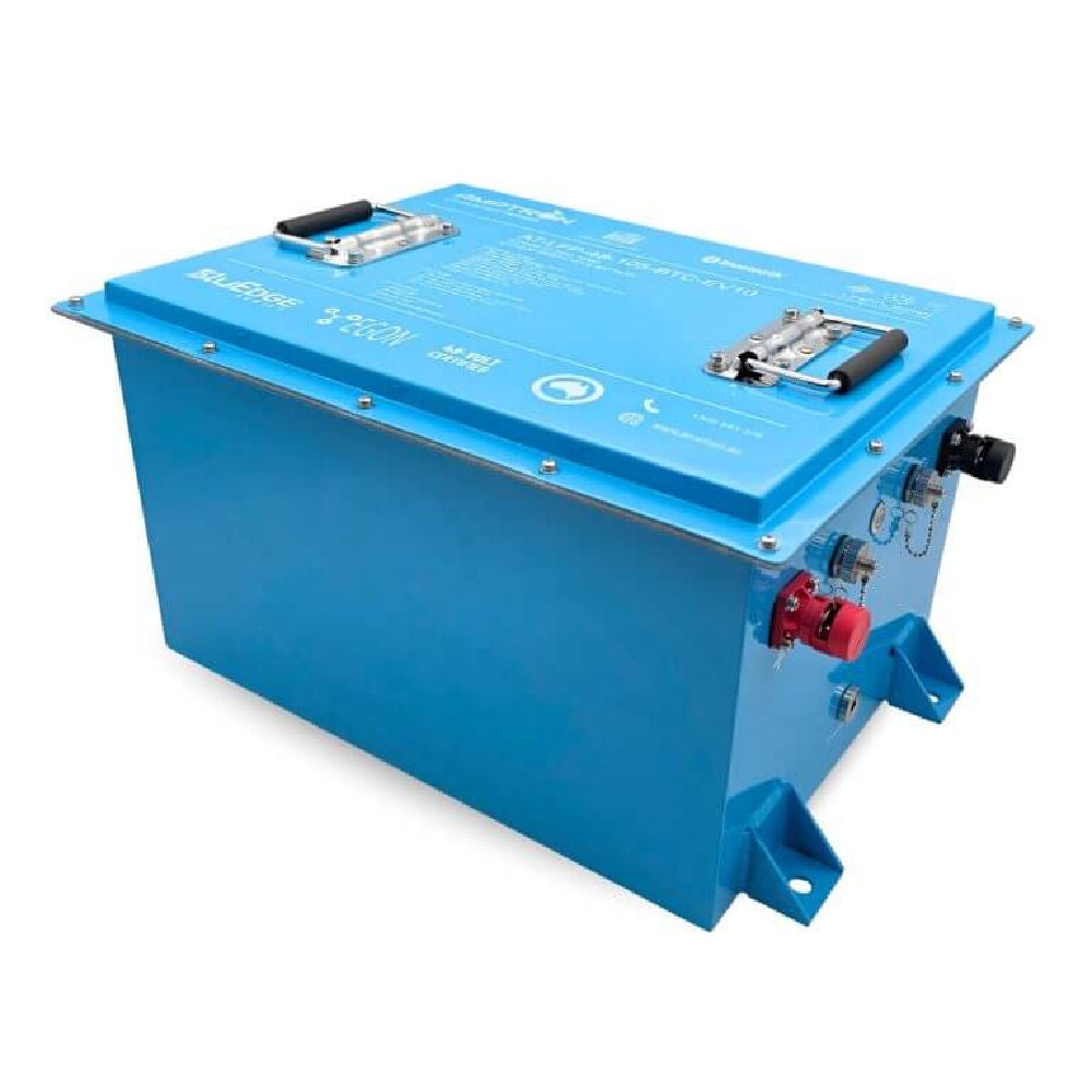 Amptron 48V 105Ah 100A EGON Battery in another angle on a white background