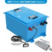 Amptron 48V Golf Cart Battery Main Photo with optional BMS Display and optional breaking resistor in a white background