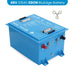 Amptron 48v 100a battery blue on a white background