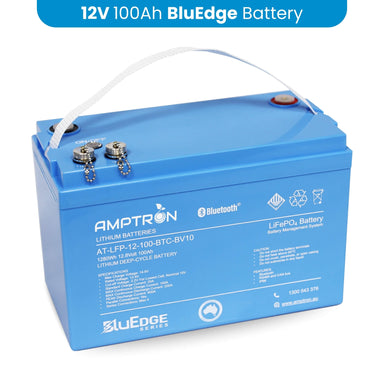 Amptron BluEdge 100ah 200A Main Photo on a white background