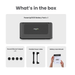 Amptron Power Station Battery package contents infograph